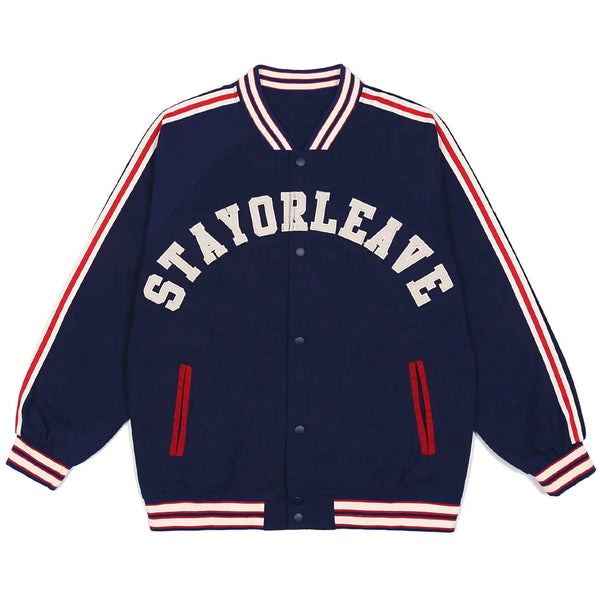 TALISHKO™ - Star Embroidery Varsity Jacket