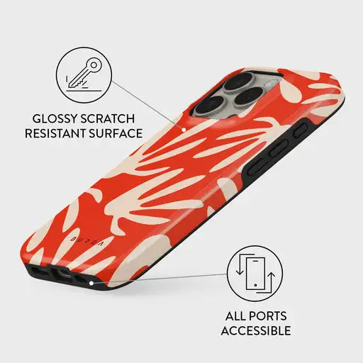 Heatwave BURGA Phone Case for iPhone 16 15 14 13 12 11 X XS XR XSMAX 7 8 Pro Max Plus Luxury Double-layer Back Cover - Image 3