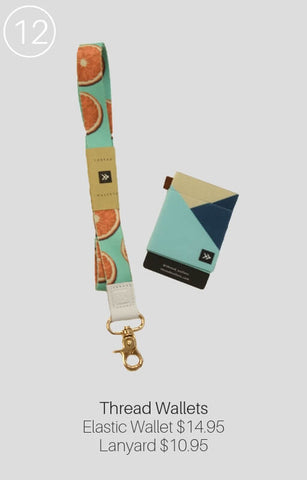 thread wallets lanyard + wallet