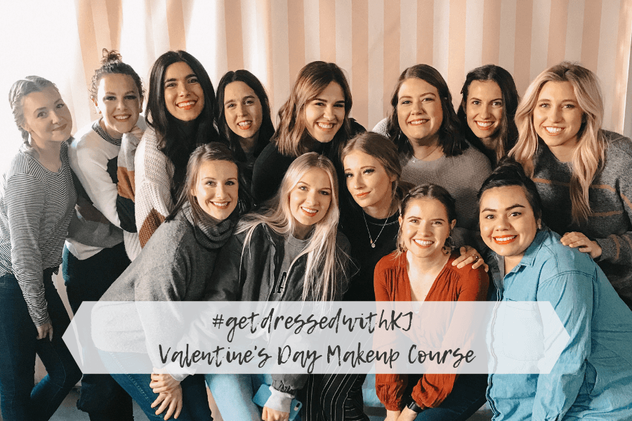 #getdressedwithKJ Valentine's Day makeup course