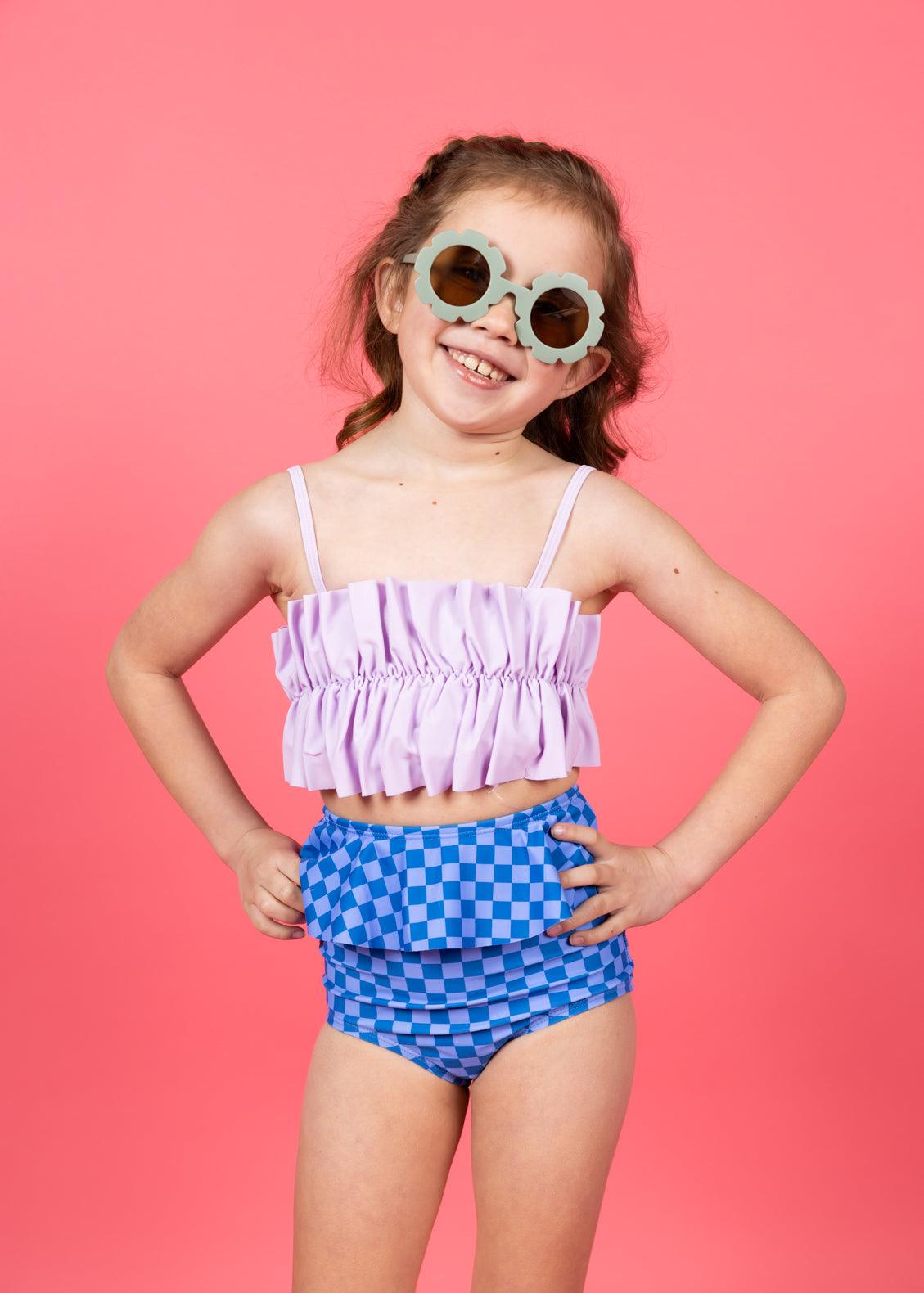 Teen Girls Peplum Top, Kortni Jeane 🦄, Mix n' Match Swimsuits