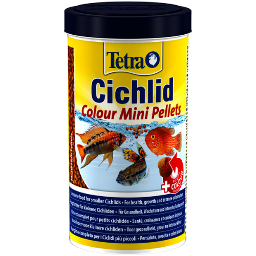 Tetra Cichlid Colour Pellets 165g/500ml – Parrot Inn