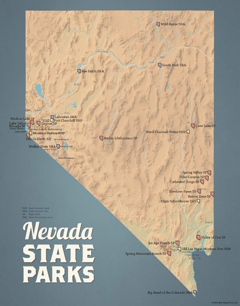 0131 Nevada State Parks Map Print Camel Slate Blue 1 ?v=1560741803