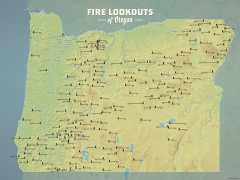 large oregon fire map