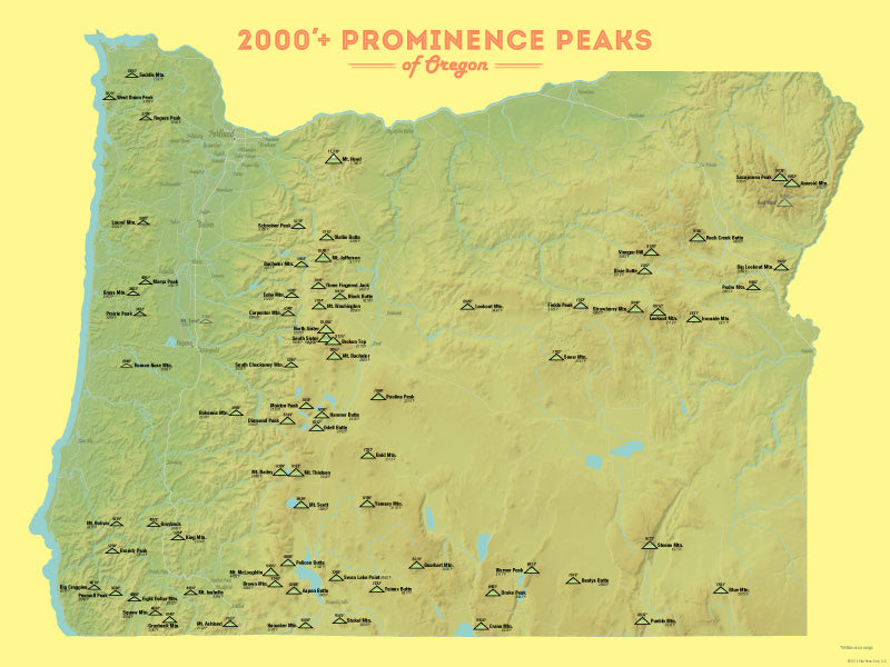 0419 Oregon Prominence Peaks Map Poster Green Yellow 01 1024x1024 ?v=1522808536