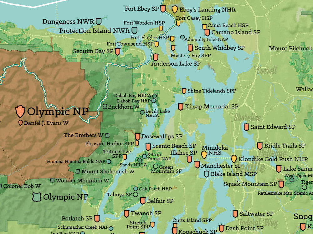 State Of Washington Map