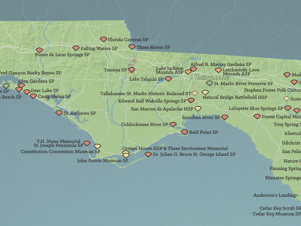 florida-state-parks-map-18x24-poster-best-maps-ever