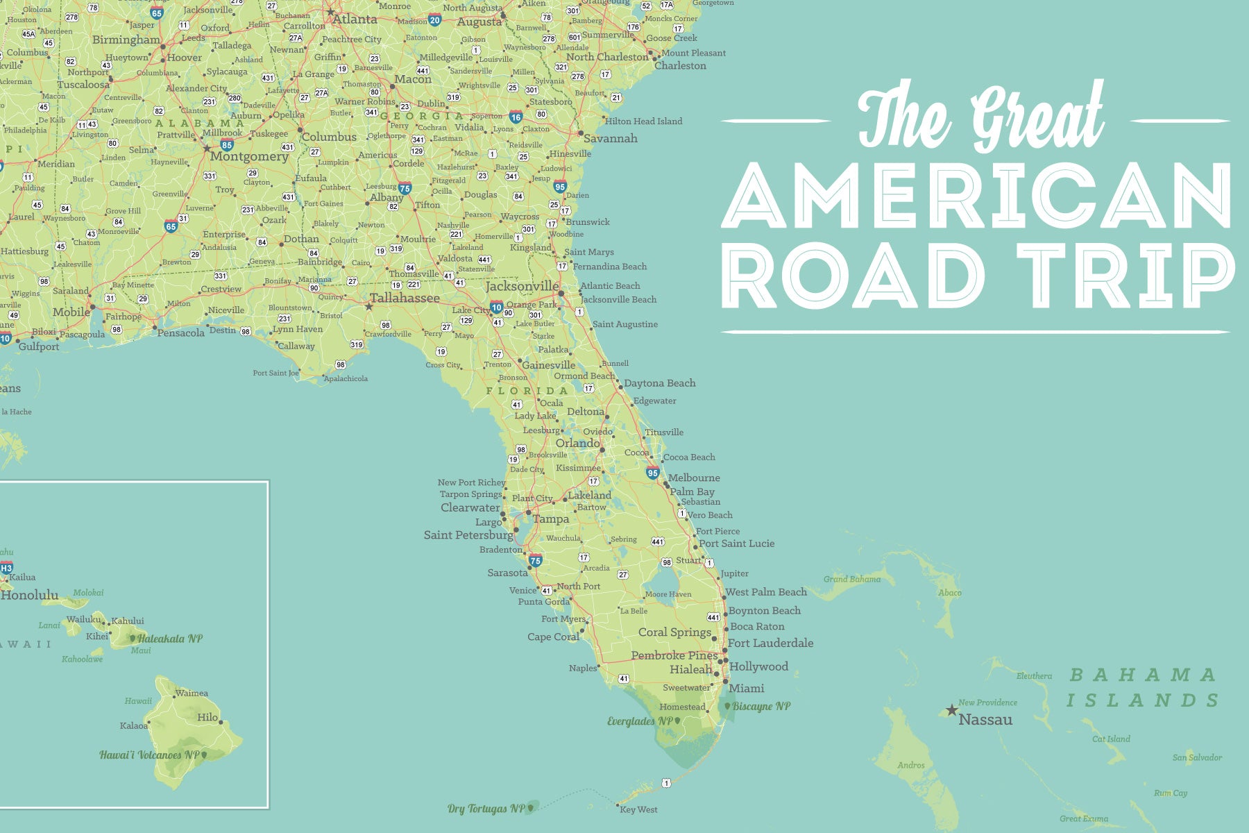 usa map for road trip