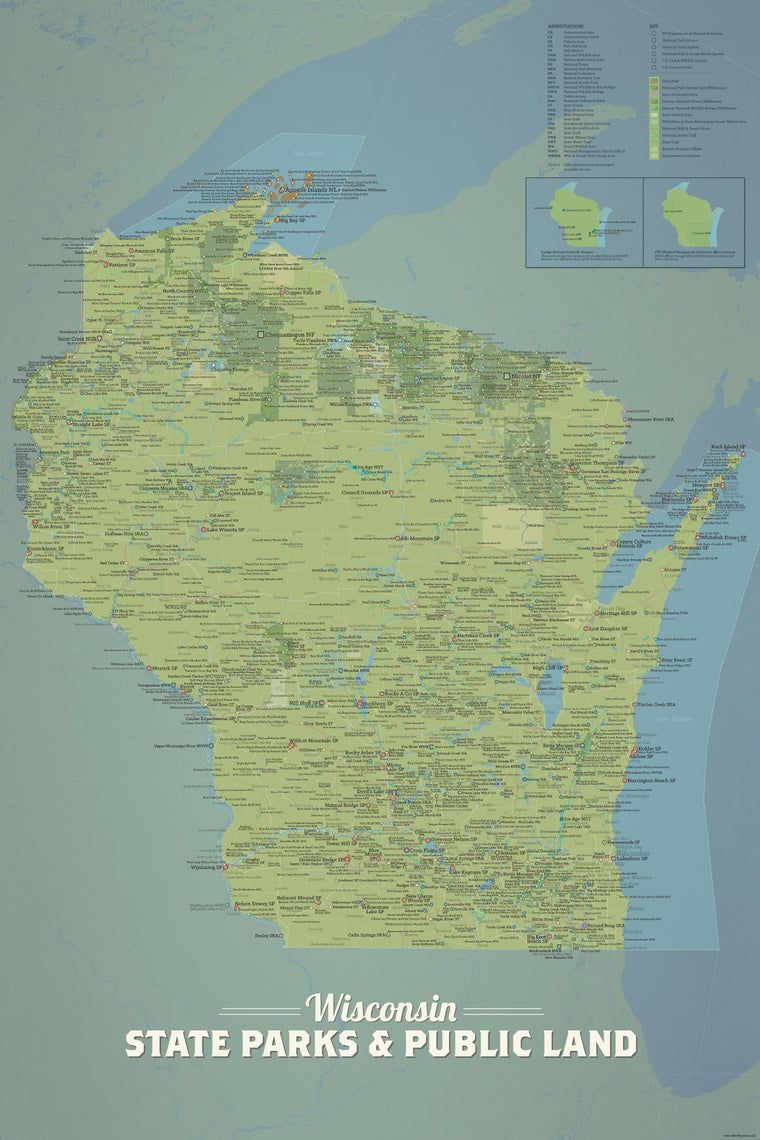 State Parks Tagged Wisconsin Best Maps Ever 6277
