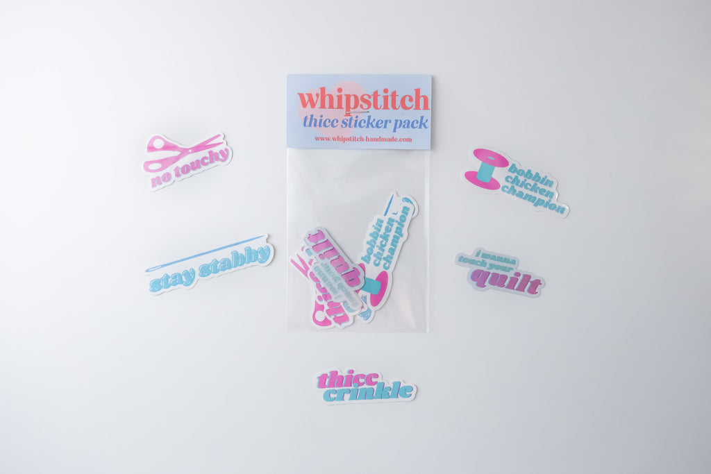 Whipstitch Handmade Quilting Stickers