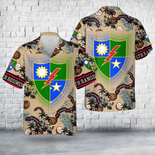 Us Army 3rd Battalion, 75th Ranger Regiment Hawaiian Shirt