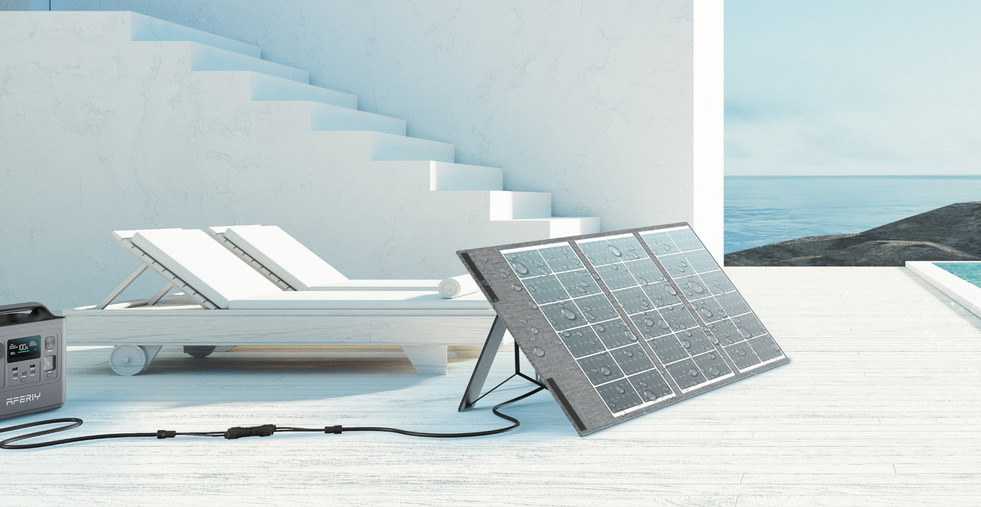 Aferiy AF-S100 100W solar PV panel are waterproof and durable