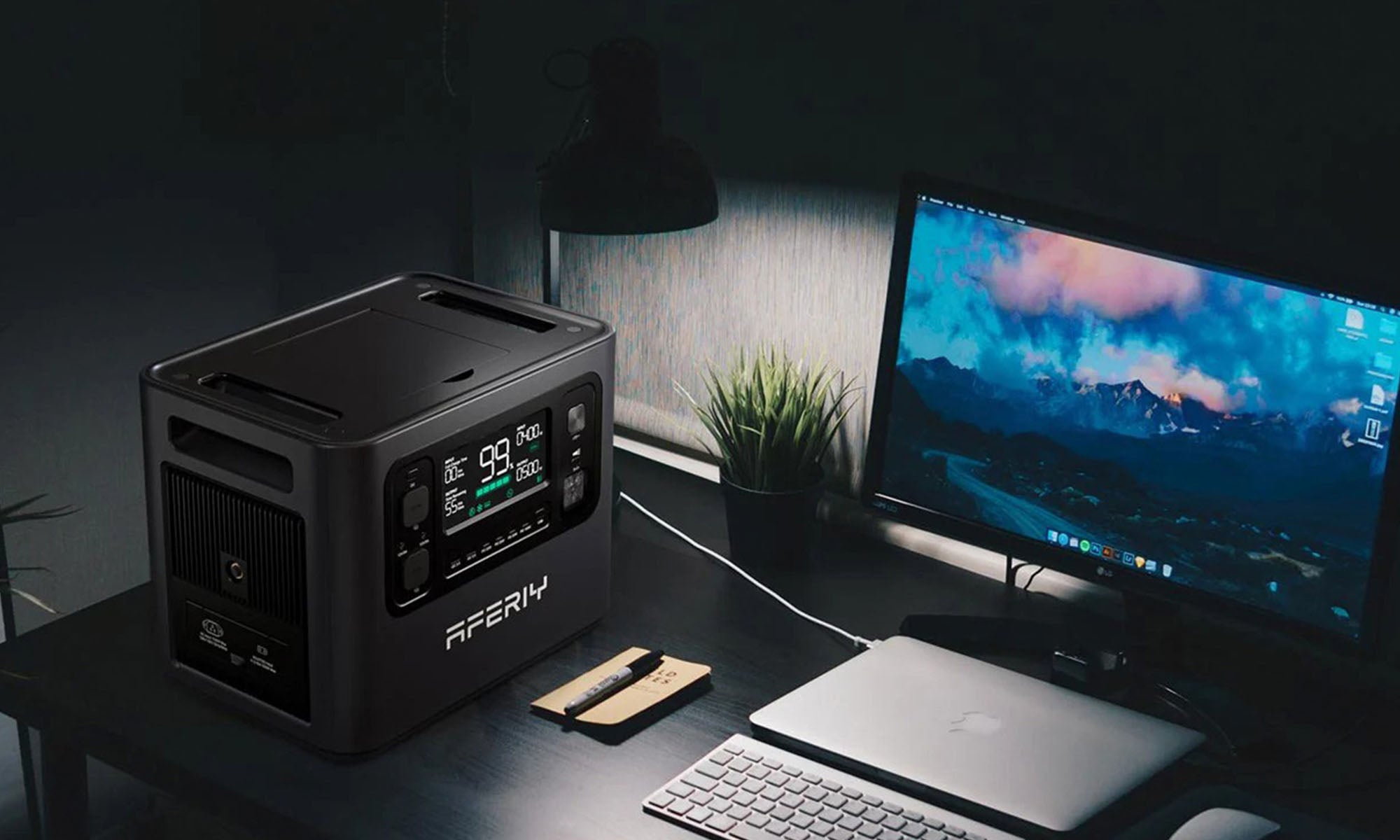 The Aferiy P110 can power or charge your essential devices and appliances during power outages