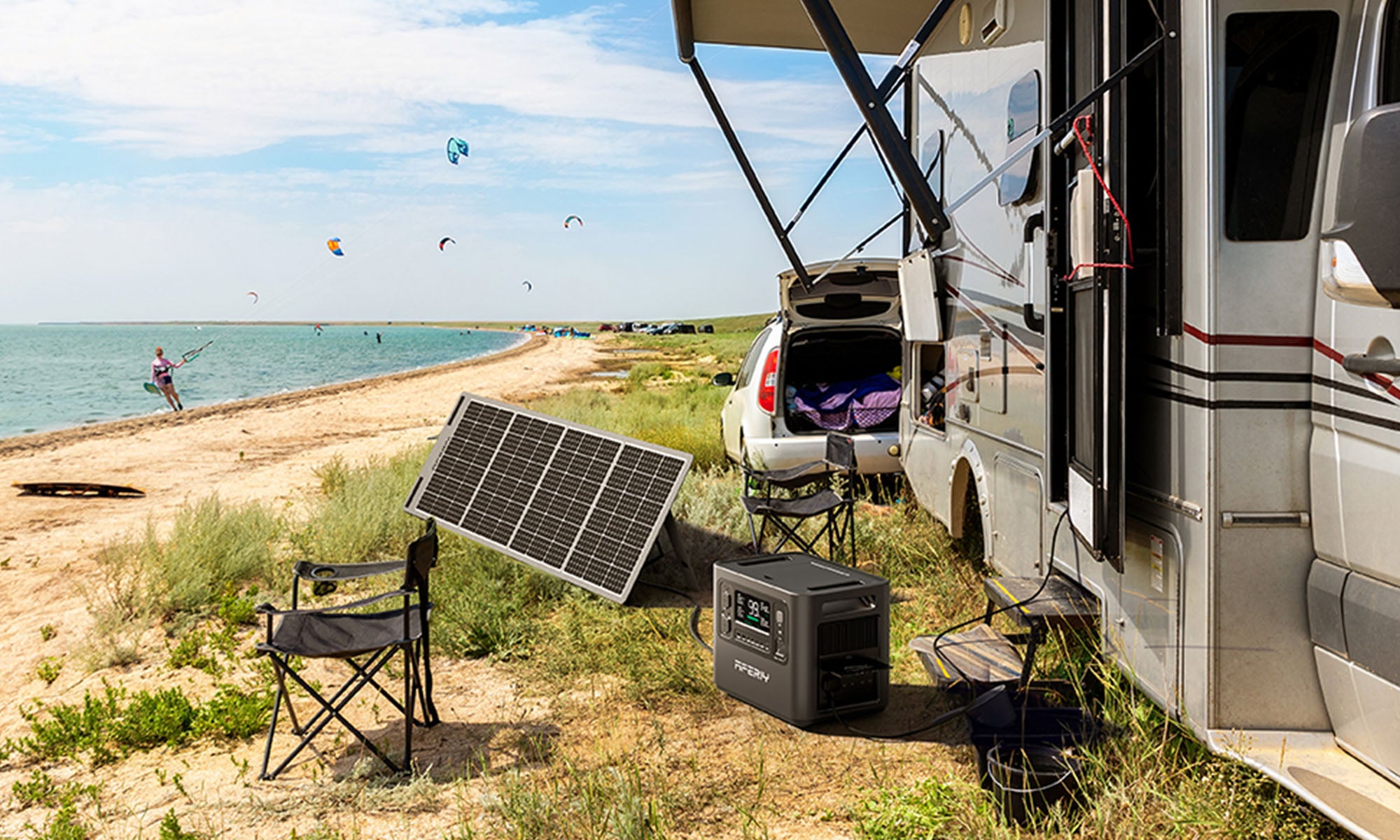 The Aferiy P110 portable power station for RV, Van Life and Off-grid Living