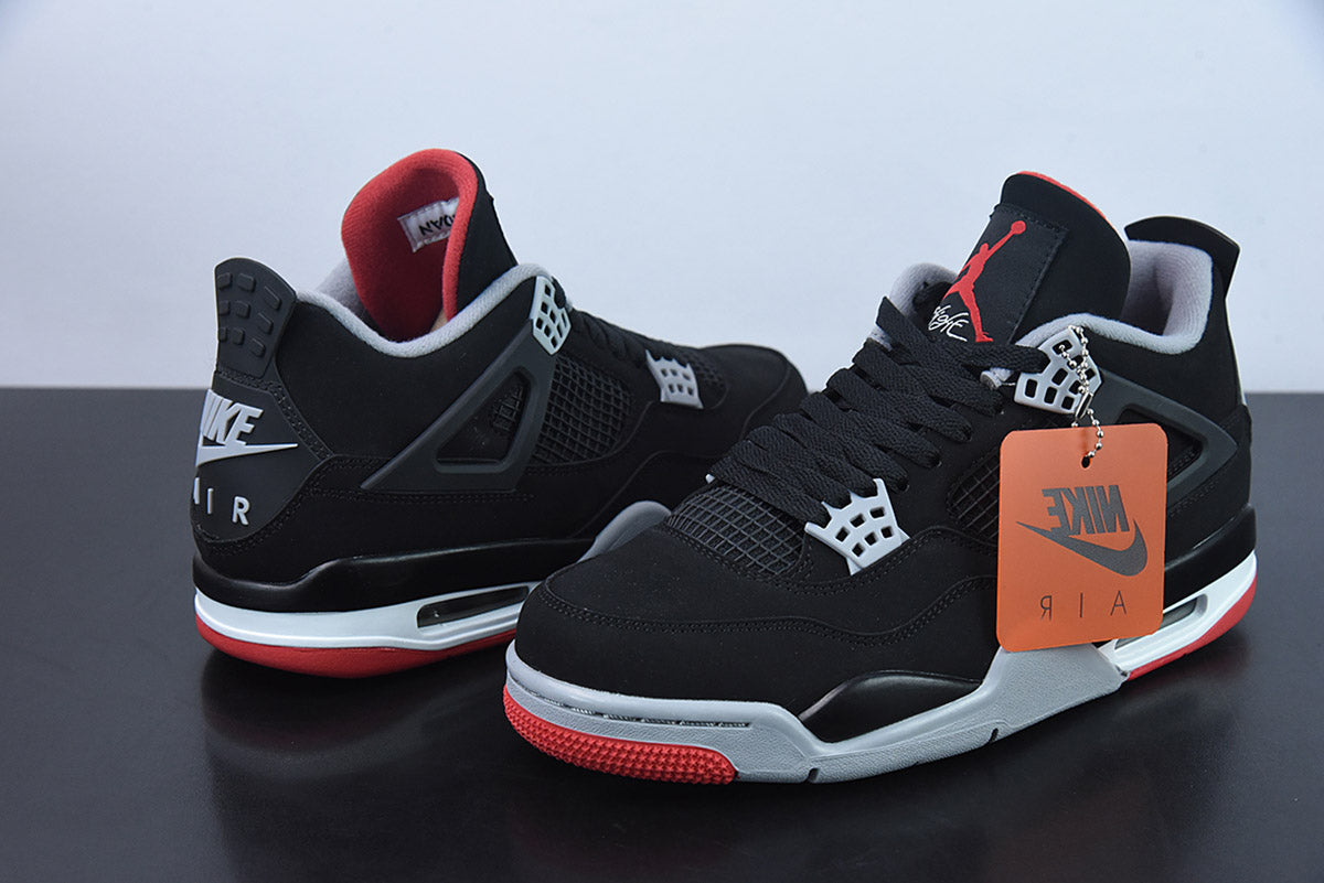 black red and grey jordan 4