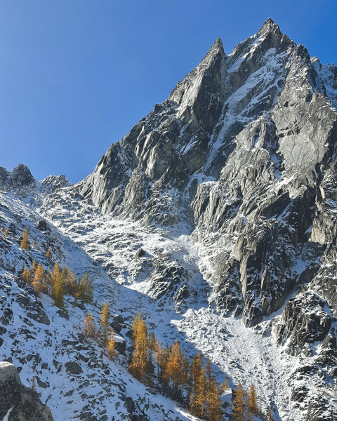 A snowy peak