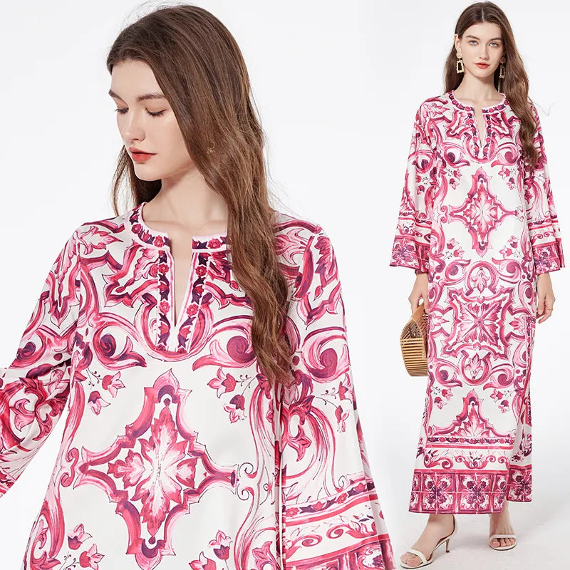 Hamaliel Maxi Print Dress