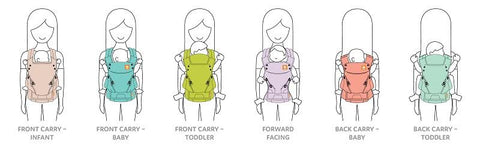 best baby carriers 6-in-1 babywearing