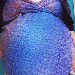 Little zen one - Allie 40 weeks pregnant belly wrapping 