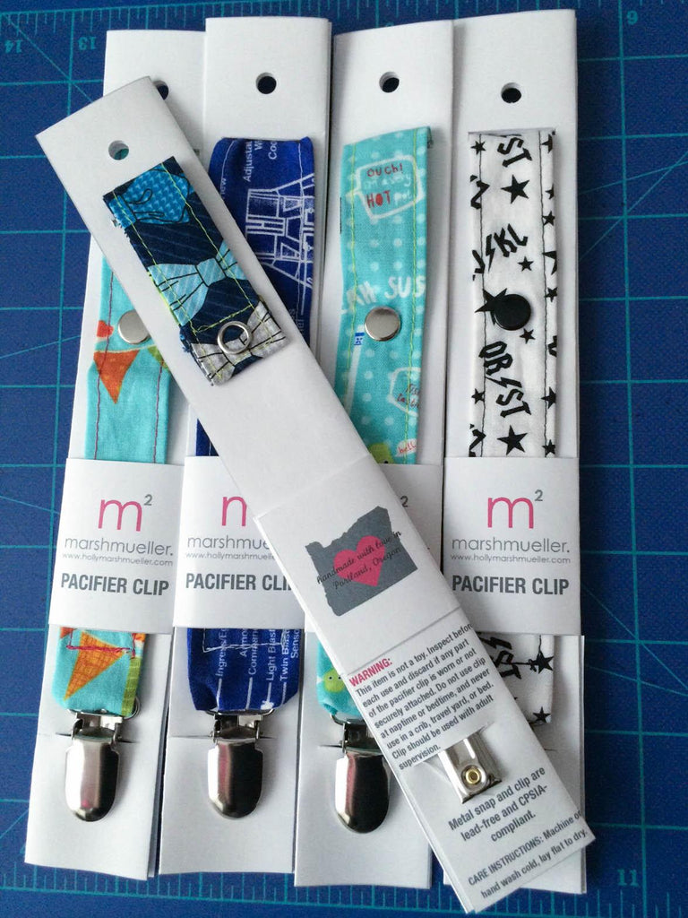 Marshmueller new pacifier clip packaging