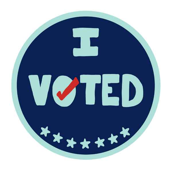 I Voted Sticker