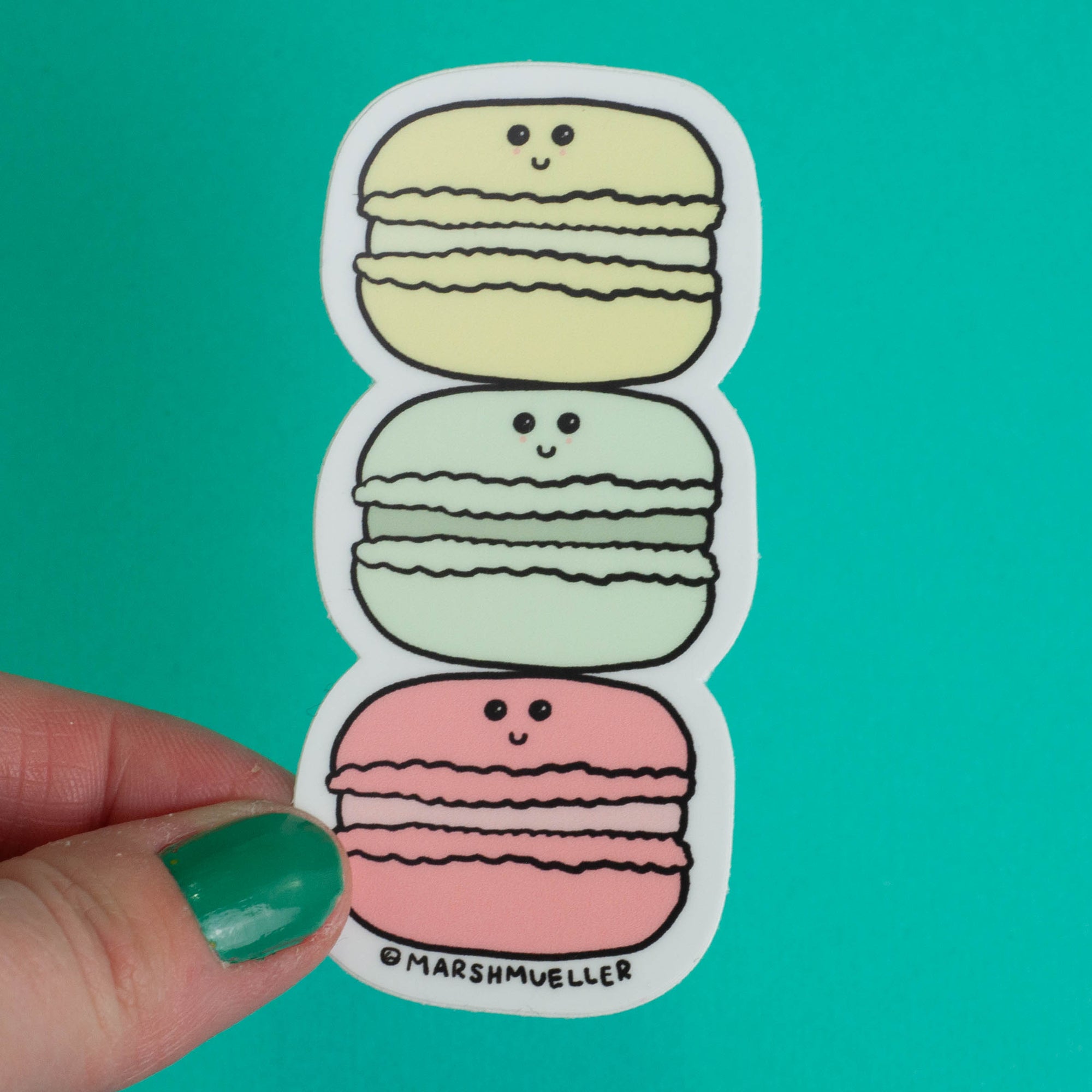 Cute Cupcake Sticker - hollymarshmallow