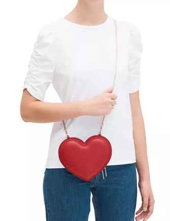 Kate Spade New York 3D Heart Leather Crossbody | Brixton Baker