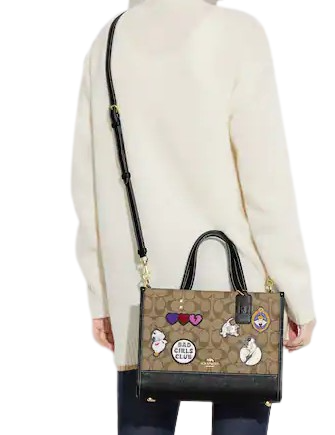 Coach Disney X Coach Dempsey Carryall In Signature Canvas With Patches ...