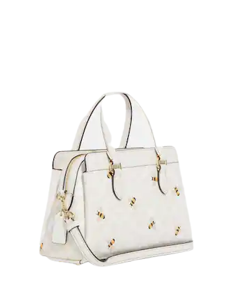 Coach Mini Darcie Carryall In Signature Canvas With Bee Print | Brixton ...