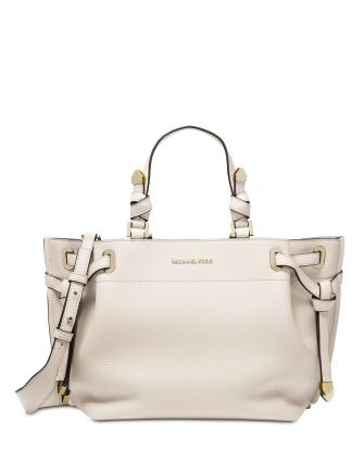 Michael Michael Kors Greta Pebble Leather Satchel | Brixton Baker