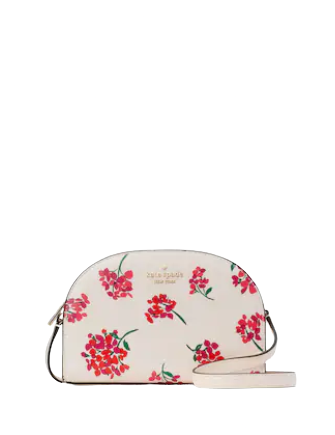 Kate Spade New York Perry Floral Leather Dome Crossbody | Brixton Baker