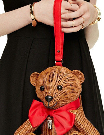 Kate Spade New York Flavor Of The Month Wicker Teddy Bear | Brixton Baker