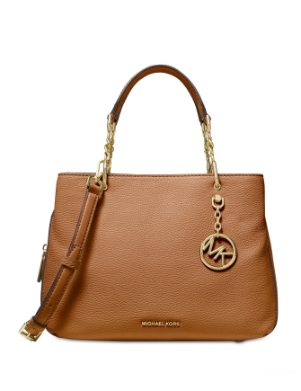 michael michael kors lillie pebble leather satchel