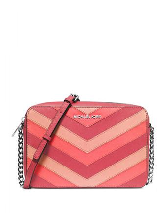 Michael Michael Kors Jet Set Chevron Large East West Crossbody ...