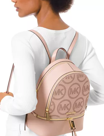 Michael Michael Kors Rhea Zip Small Leather Backpack | Brixton Baker