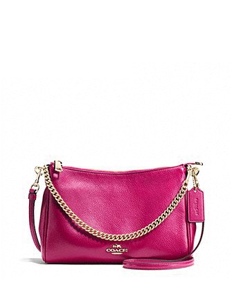 Coach Carrie Crossbody Clutch in Pebble Leather | Brixton Baker