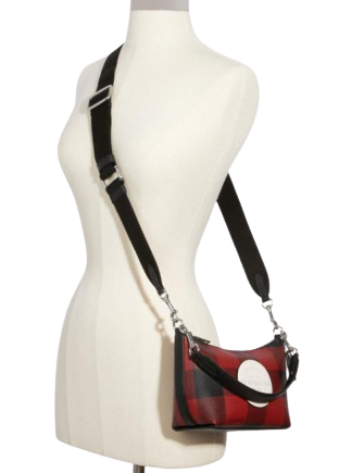 Coach Dempsey Shoulder Bag With Buffalo Plaid Print And Coach Patch ...