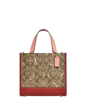 Coach Dempsey Tote 22 In Signature Canvas With Dancing Kitten Print |  Brixton Baker