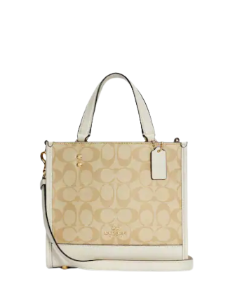 Coach Dempsey Tote 22 In Signature Canvas | Brixton Baker