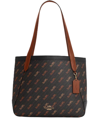 Coach Horse And Carriage Tote With Horse And Carriage Dot Print ...