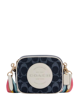 Coach Mini Dempsey Camera Bag In Signature Jacquard With Coach Patch |  Brixton Baker