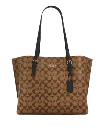 Coach Mollie Tote In Signature Canvas | Brixton Baker