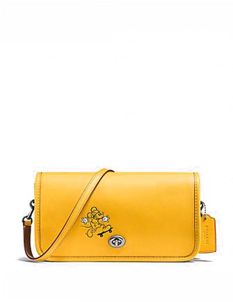 Coach Penny Crossbody in Glove Calf Leather With Mickey | Brixton Baker