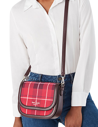 Kate Spade New York Blake Plaid Saddle Bag | Brixton Baker