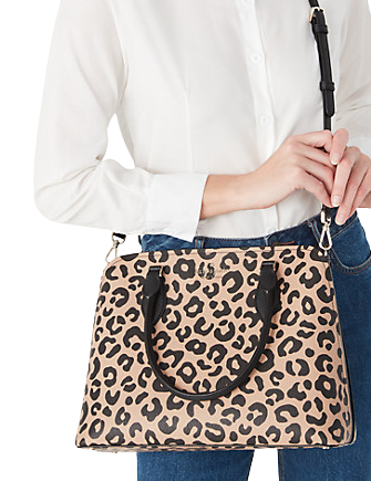 Kate Spade New York Darcy Graphic Leopard Large Satchel | Brixton Baker