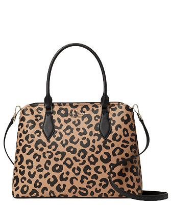 Kate Spade New York Darcy Graphic Leopard Large Satchel | Brixton Baker