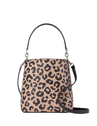 Kate Spade New York Darcy Graphic Leopard Small Bucket | Brixton Baker