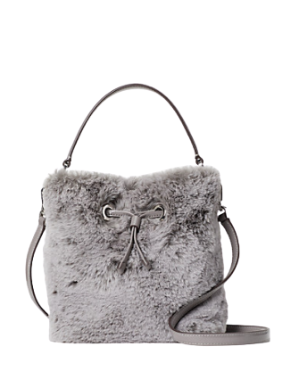 Kate Spade New York Eva Faux Fur Small Bucket Bag | Brixton Baker