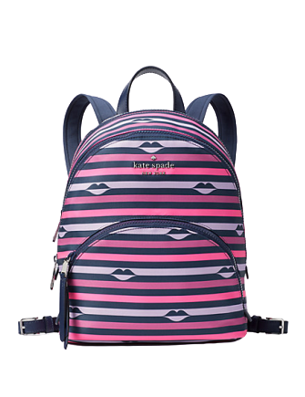 Kate Spade New York Karissa Nylon Lip Print Medium Backpack | Brixton Baker