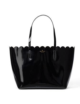 Kate Spade New York Lily Avenue Small Carrigan Patent Leather Scallop Tote  | Brixton Baker